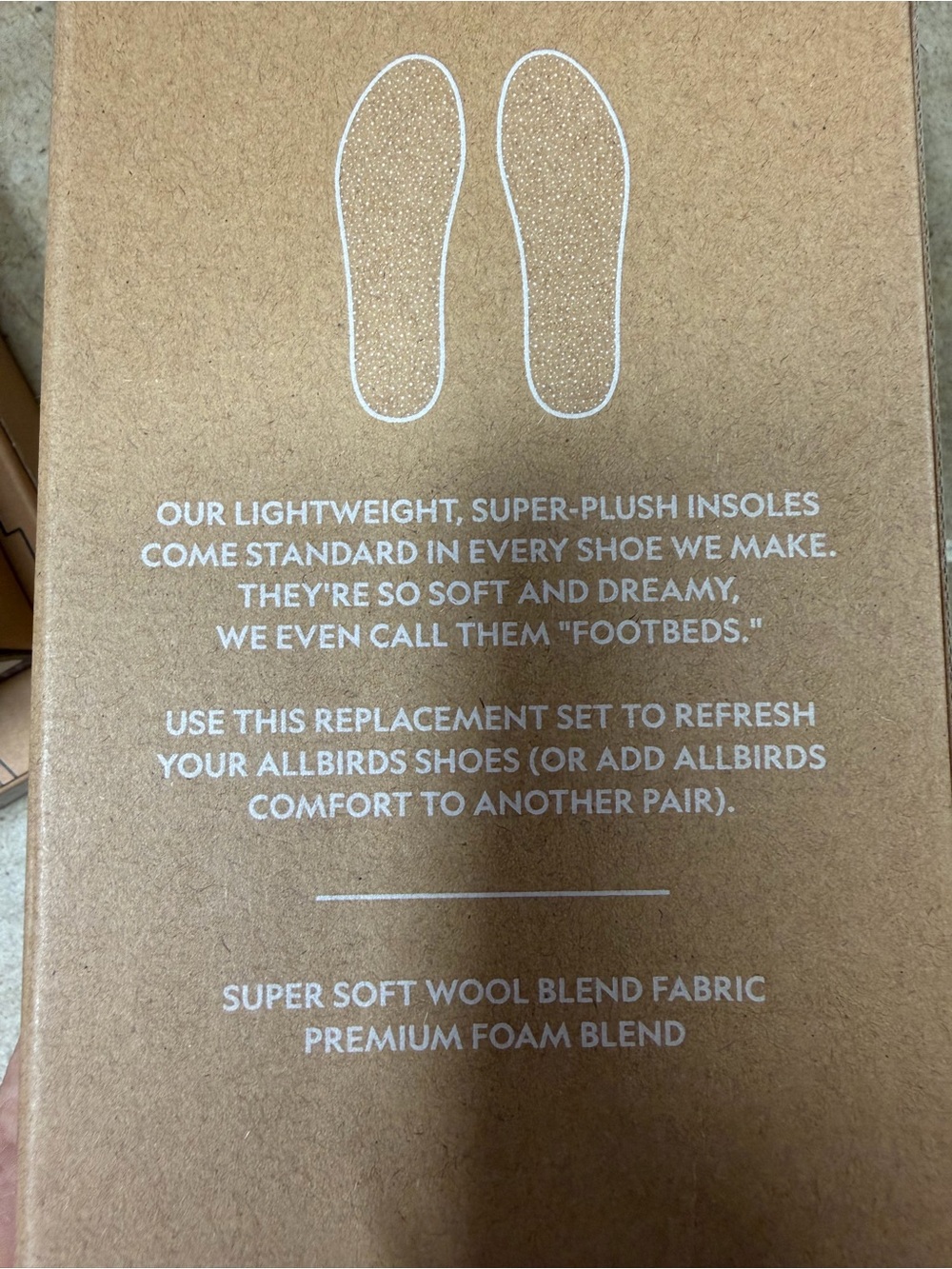Allbirds Women's Featherbed Insole - Cruiser Size 8 - Picture 5 of 9